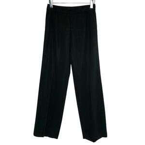 Max Mara 28 Womens Black Wide Leg Trouser Pant Minimalist Capsule *flaw